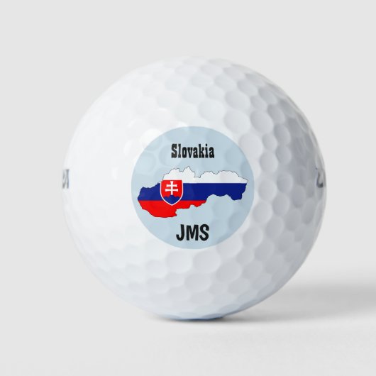 Karte für Golf Monogram Slovakia Golfball (Vorderseite)