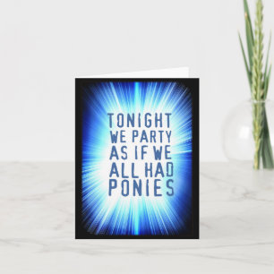 KARTE FÜR JEDEN ANLASS. Außer Beerdigungen, Prob