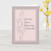 Karte für jemanden, der einen Fehlgeburt hatte (Gelbe Blume)