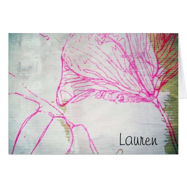 Karte für Lauren (Vorderseite (Horizontal))