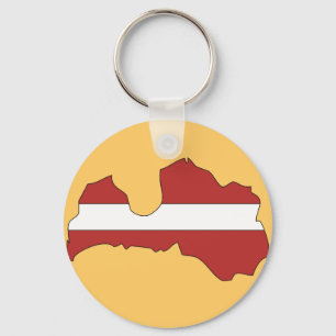 Karte für Lettland Schlüsselanhänger