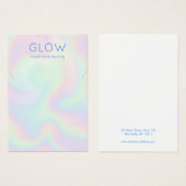 Karte für Necklace Rainbow Pastors (Vorne & Hinten)