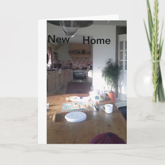 Karte für neue Hausbesitzer. (Vorderseite)