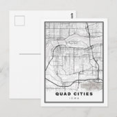 Karte für Quad Cities (Vorne/Hinten)