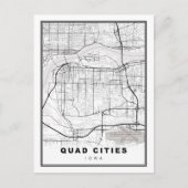 Karte für Quad Cities (Vorderseite)