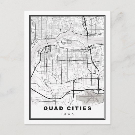 Karte für Quad Cities (Vorderseite)