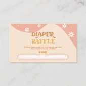 Karte für Retro-Groovy-Windeln (Vorderseite)