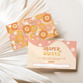 Karte für Retro-Groovy-Windeln