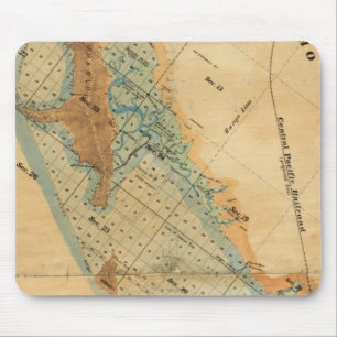 Karte für Salzmoore und Gezeitengebiete Mousepad