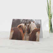Karte für schöne Pferde (Vorderseite)