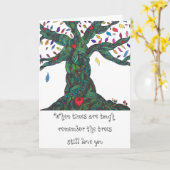 Karte für schwierige Zeiten - Förderung (Gelbe Blume)