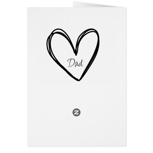 Karte für Step-Vater, Step Up Vater (Hinten)