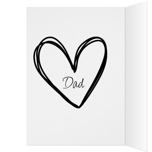 Karte für Step-Vater, Step Up Vater (Innen (Links))