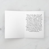 Karte für Tochter am Hochzeitstag (Innenseite)