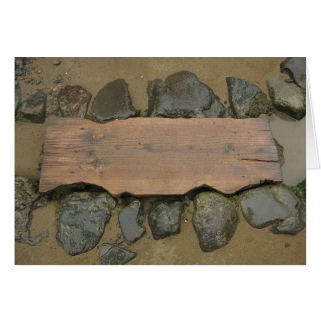Karte für unsichere Steine (Vorderseite (Horizontal))
