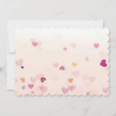 Karte für Valentinstag (Rückseite)