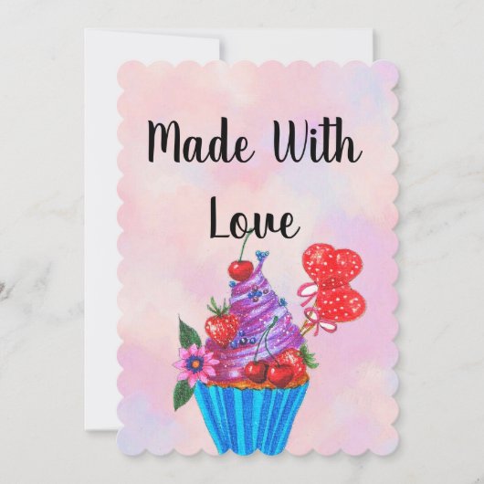 Karte für Valentinstag (Vorderseite)