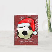 Karte - Fußball Weihnachten (Vorderseite)