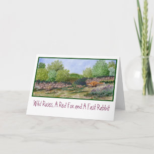 Karte - Füße ein Kaninchen.