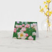 Karte, "GARDEN OF PASTEL PEONIES" Karte (Gelbe Blume)