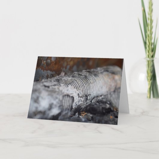 Karte "gebrannt" (Vorderseite)