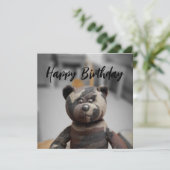 Karte Geburtstagsbär (Stehend Vorderseite)