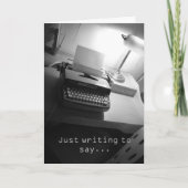 Karte gerade schreiben (Vorderseite)