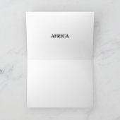 Karte Ghana, Afrika (Innenseite)