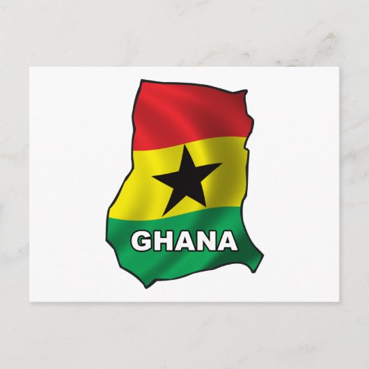 Karte Ghanas (Vorderseite)