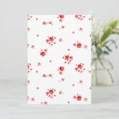 Karte Giselle Erdbeere (Stehend Vorderseite)