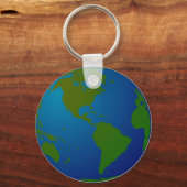 Karte/Globe Schlüsselanhänger (Vorderseite)