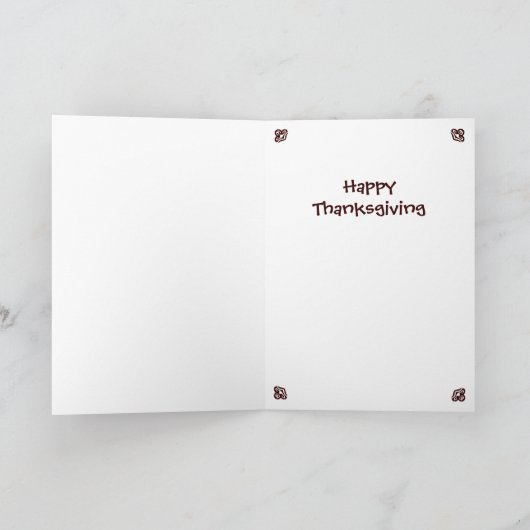 Karte - glücklicher Erntedank (Innenseite)