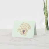 Karte: Goldendoodle (Vorderseite)