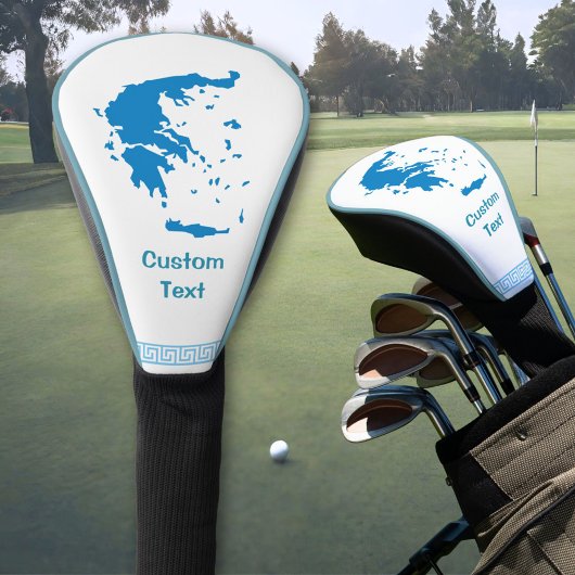 Karte Griechenlands Golf Headcover