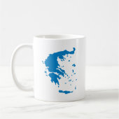 Karte Griechenlands Kaffeetasse (Links)