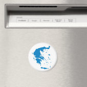 Karte Griechenlands Magnet (In Situ (Geschirrspüler))