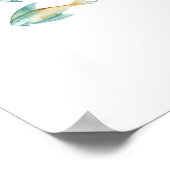 Karte Griechenlands Willkommen Poster (Ecke)