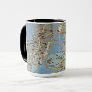 Karte Großbritannien von des 16. Jahrhundertsu. Tasse