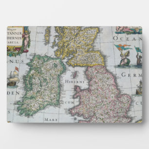 Karte Großbritanniens 1631 Fotoplatte
