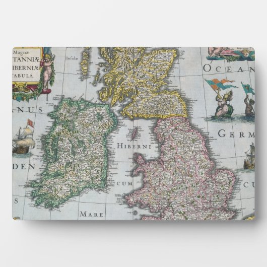 Karte Großbritanniens | 1631 Fotoplatte (Vorderseite)