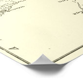 Karte Großbritanniens | Gesundheitszentren Poster (Ecke)