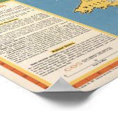 Karte Großbritanniens: Headline-Focus Poster (Ecke)