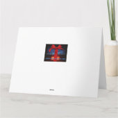 Karte-große Größe des Beileids Karte (Rückseite)