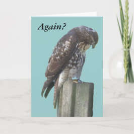 Karte - Gruß - Falcon verspätet