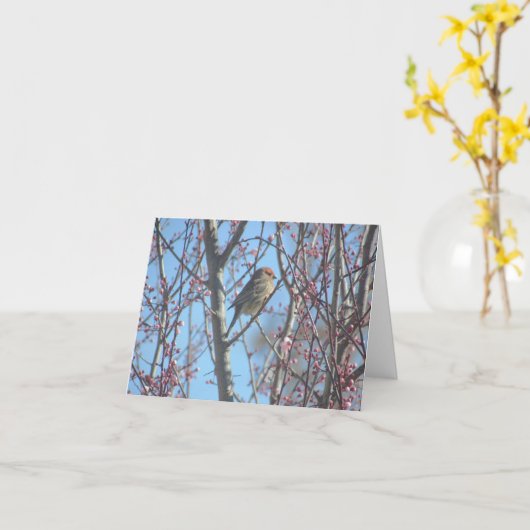 Karte - Gruß - Leerlauf in Zweigen (Gelbe Blume)