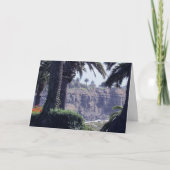 Karte - Gruß - Leuchtturm auf der Klippe. (Vorderseite)