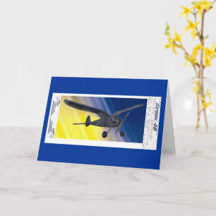 Karte - Gruß - Modellflugzeug