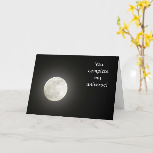 Karte - Gruß - Mondglühen (Gelbe Blume)