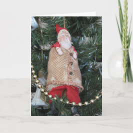 Karte - Gruß - Santa Tree Ornament