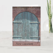 Karte - Gruß - Tür des Lagers (Vorderseite)